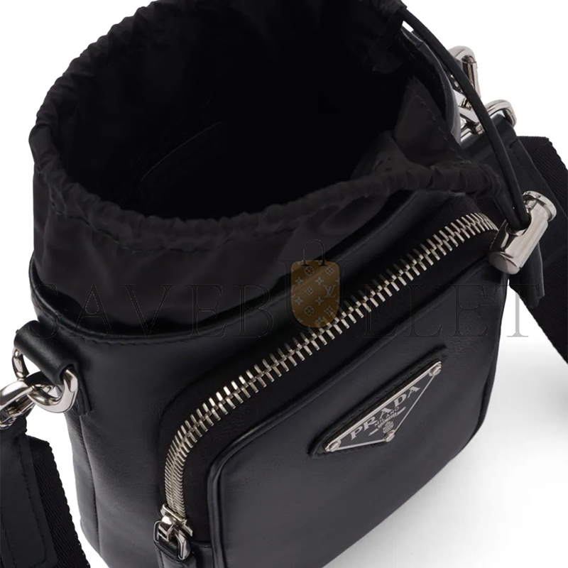 PRADA LEATHER SMARTPHONE CASE 2ZH155 (18*13cm) PRADA LEATHER SMARTPHONE CASE 2ZH155 (18*13cm)